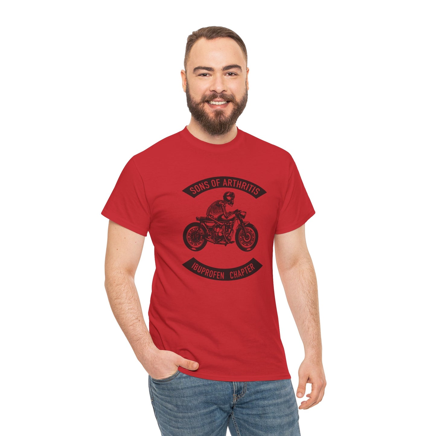 Sons of Arthritis Ibuprofen Chapter Heavy Cotton Tee