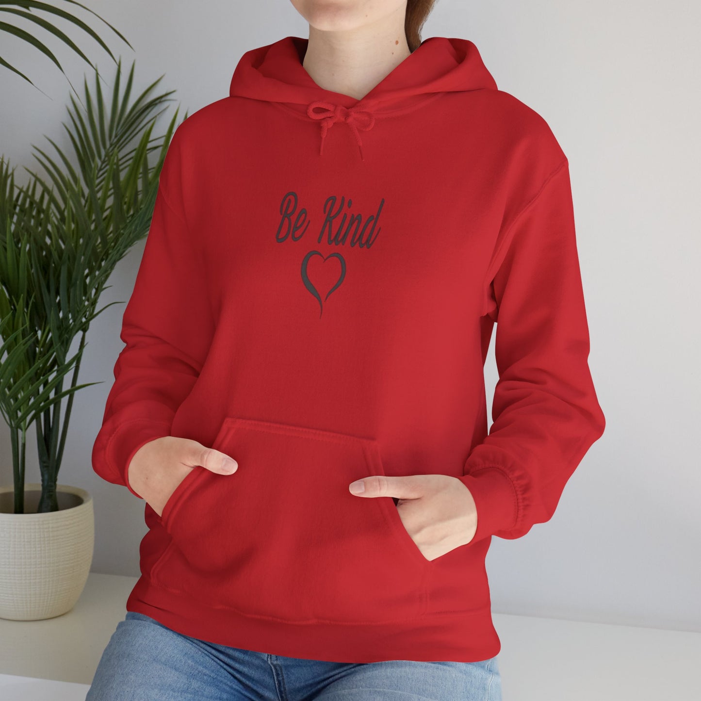 Be Kind, To The Person Behind Me, The World is A Better Place With You In It, Love The Person In Front of You Two-Sided Hoodie, The Heavy Blend™ Hooded Sweatshirt