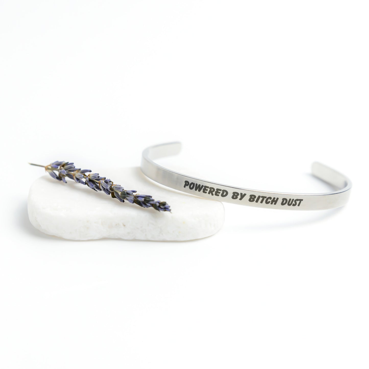 Powered By Bitch Dust Cuff Bracelet