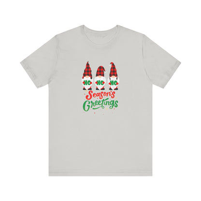 Season's Greeting Gnomes, Jersey Short Sleeve Tee