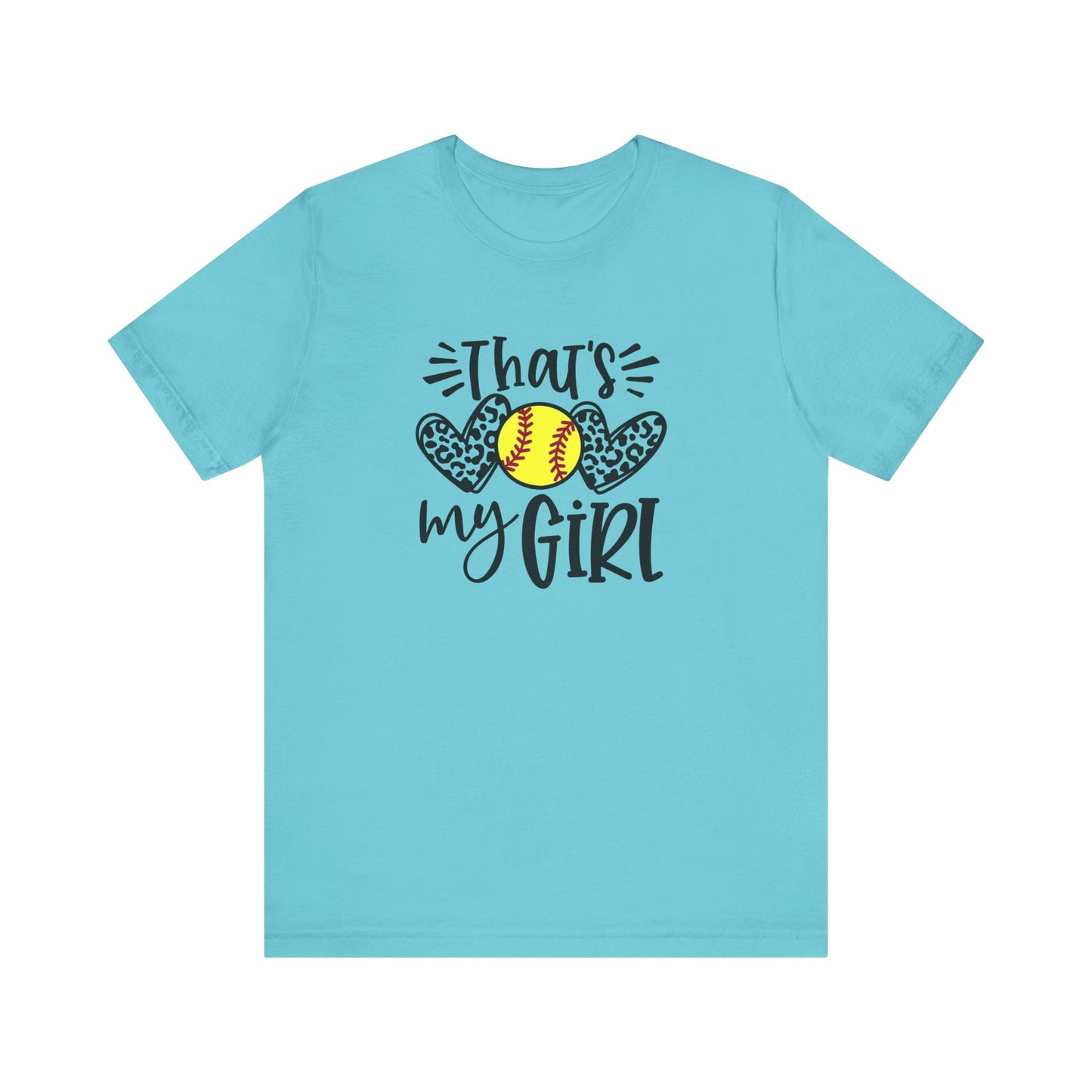 That's My Girl SoftBall Jersey Short Sleeve Tee