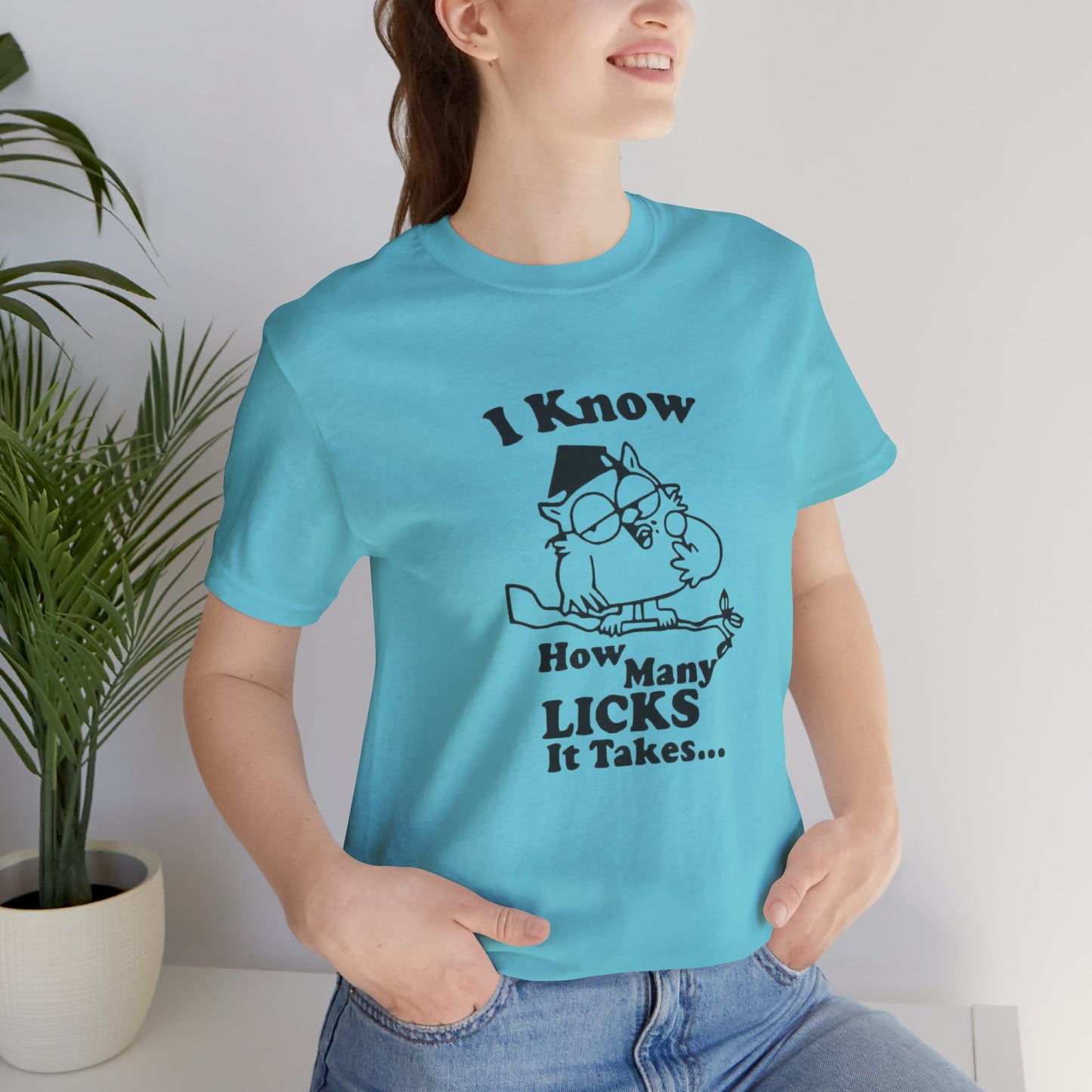 I know how many Licks It Takes Jersey Short Sleeve Tee