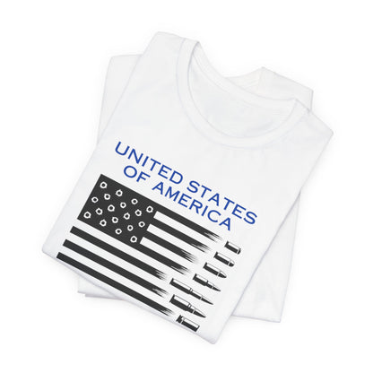 United States Of America Veteran, Jersey Short Sleeve Tee