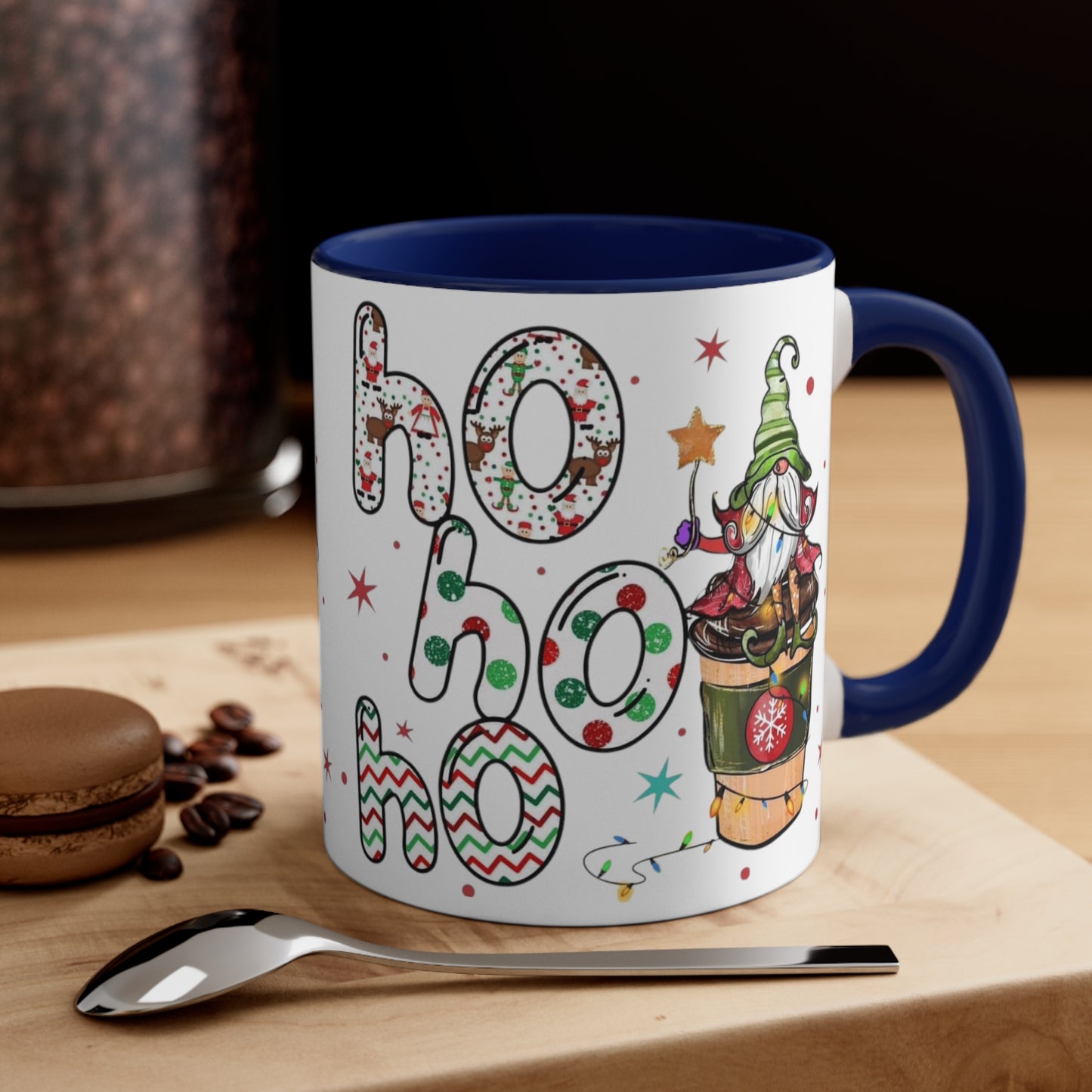 Ho, Ho, Ho, Accent Coffee Mug, 11oz