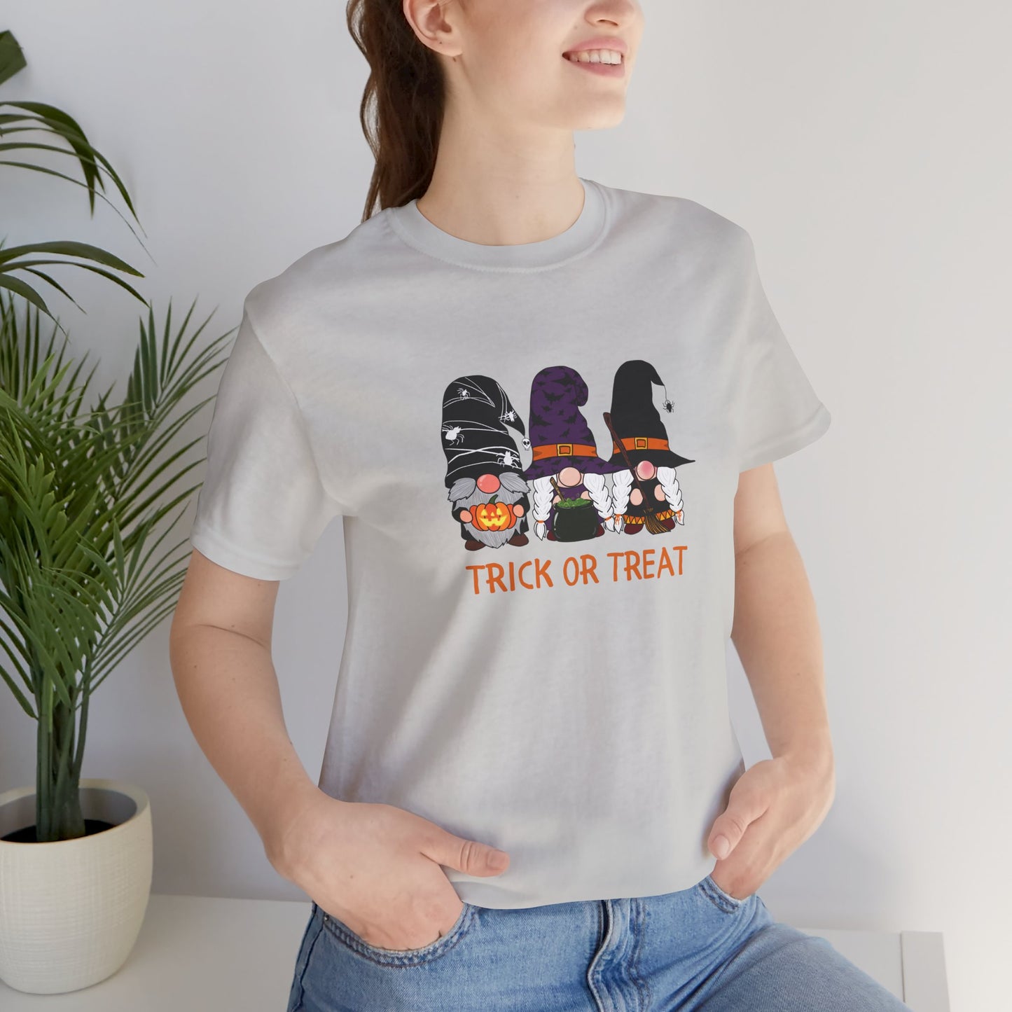 Trick Or Treat Gnomes, Jersey Short Sleeve Tee