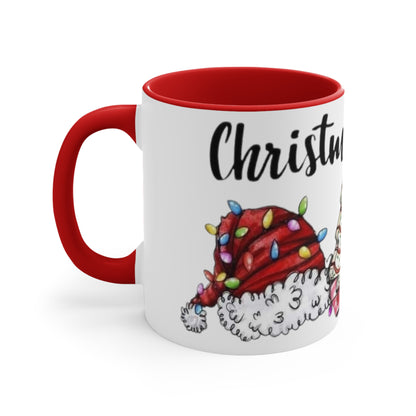 Christmas Junkie, Accent Coffee Mug, 11oz