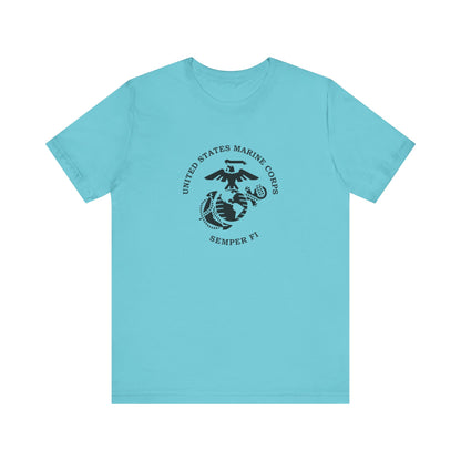 United States Marine Corps, Semper Fi, Jersey Short Sleeve Tee