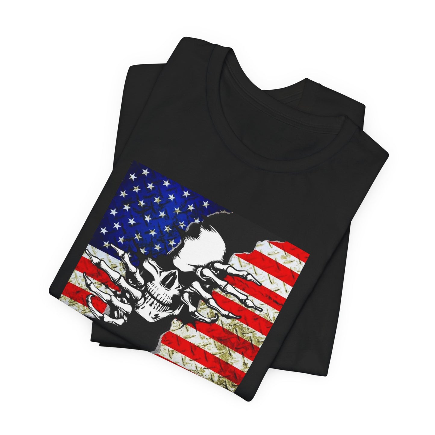 Skull & Flag Jersey Short Sleeve Tee