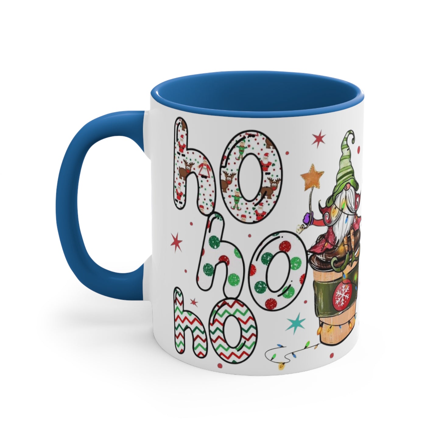 Ho, Ho, Ho, Accent Coffee Mug, 11oz
