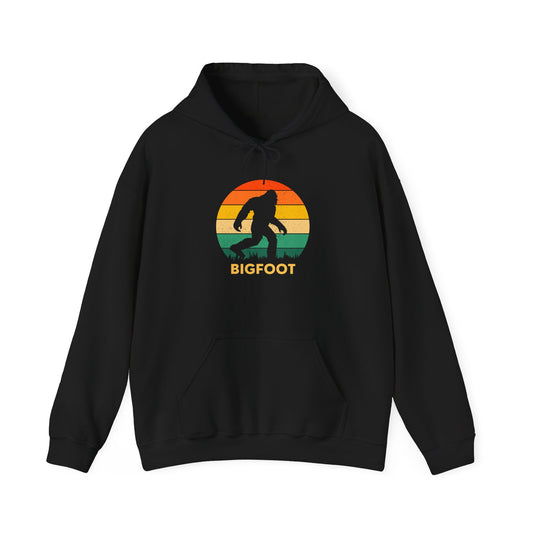 Retro Bigfoot Hoodie, Heavy Blend™ Hooded Sweatshirt