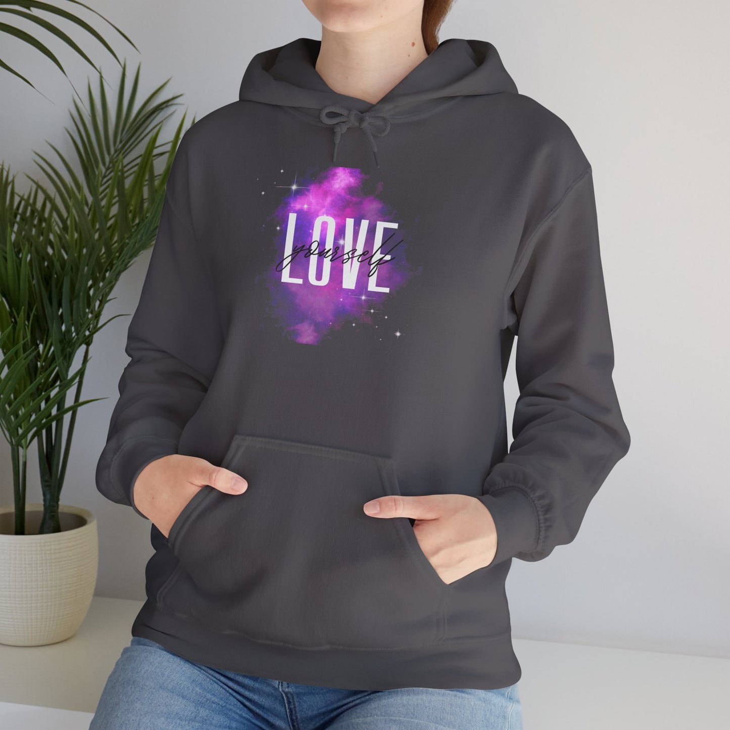 Love Yourself Hoodie, Heavy Blend™ Hooded Sweatshirt