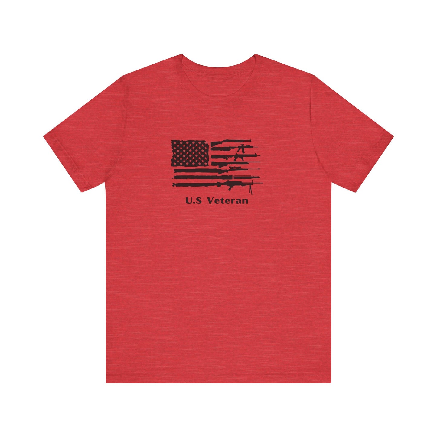 US Veteran Flag Shirt, Jersey Short Sleeve Tee