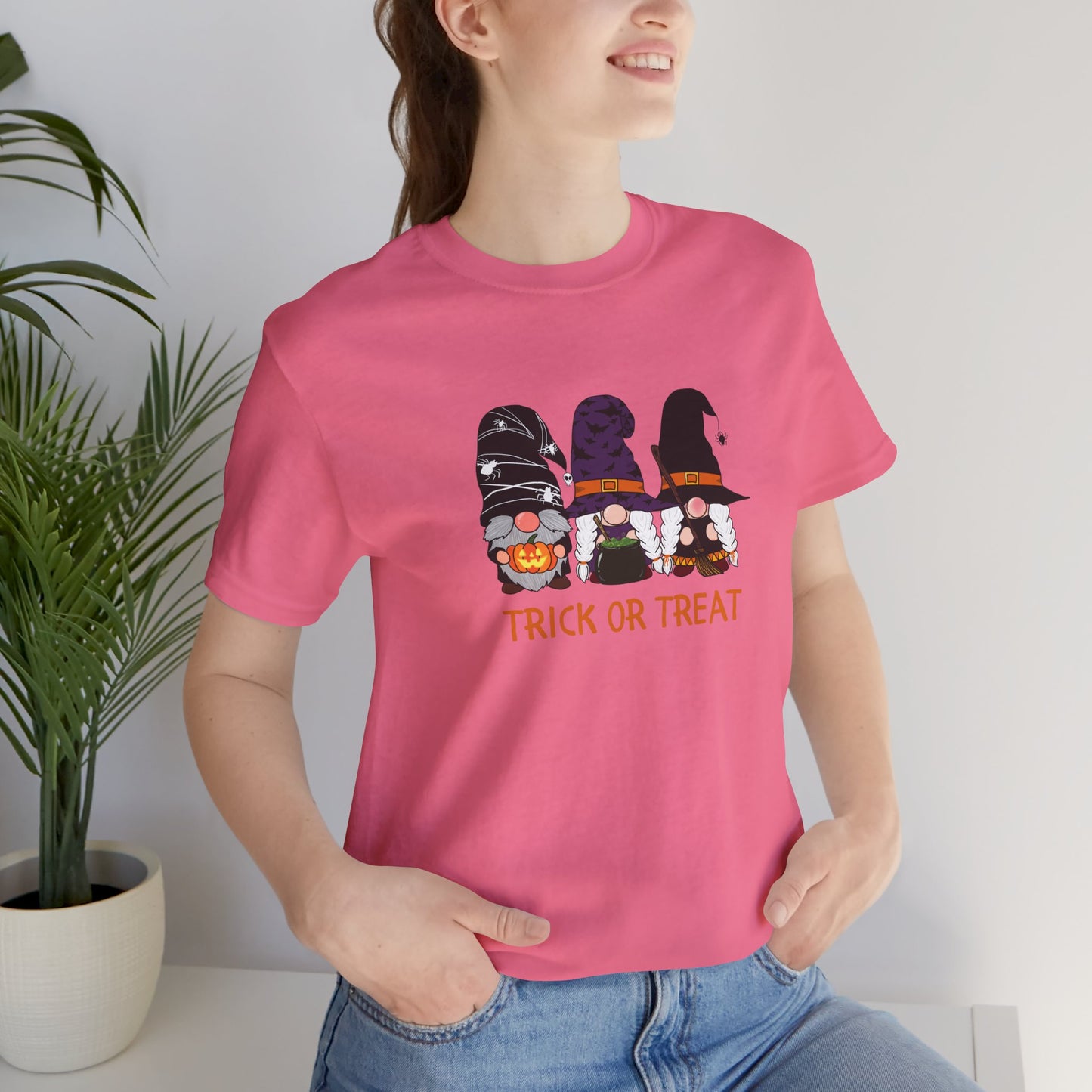 Trick Or Treat Gnomes, Jersey Short Sleeve Tee