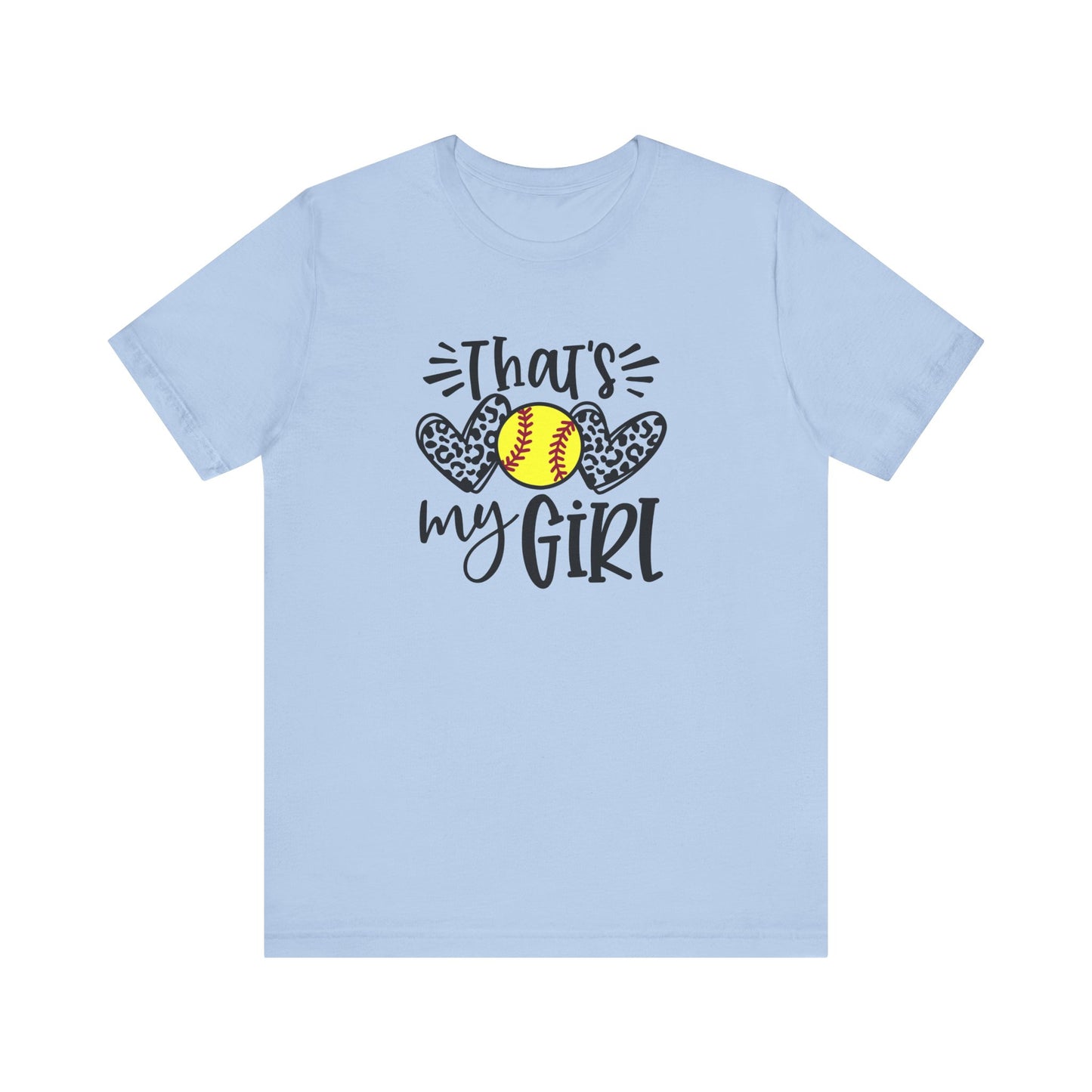 That's My Girl SoftBall Jersey Short Sleeve Tee