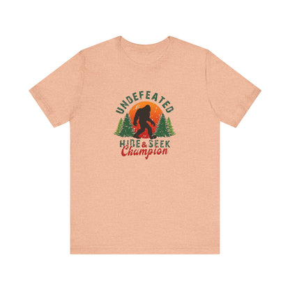 Undefeated Hide and Seek Champion, Short Sleeve Tee