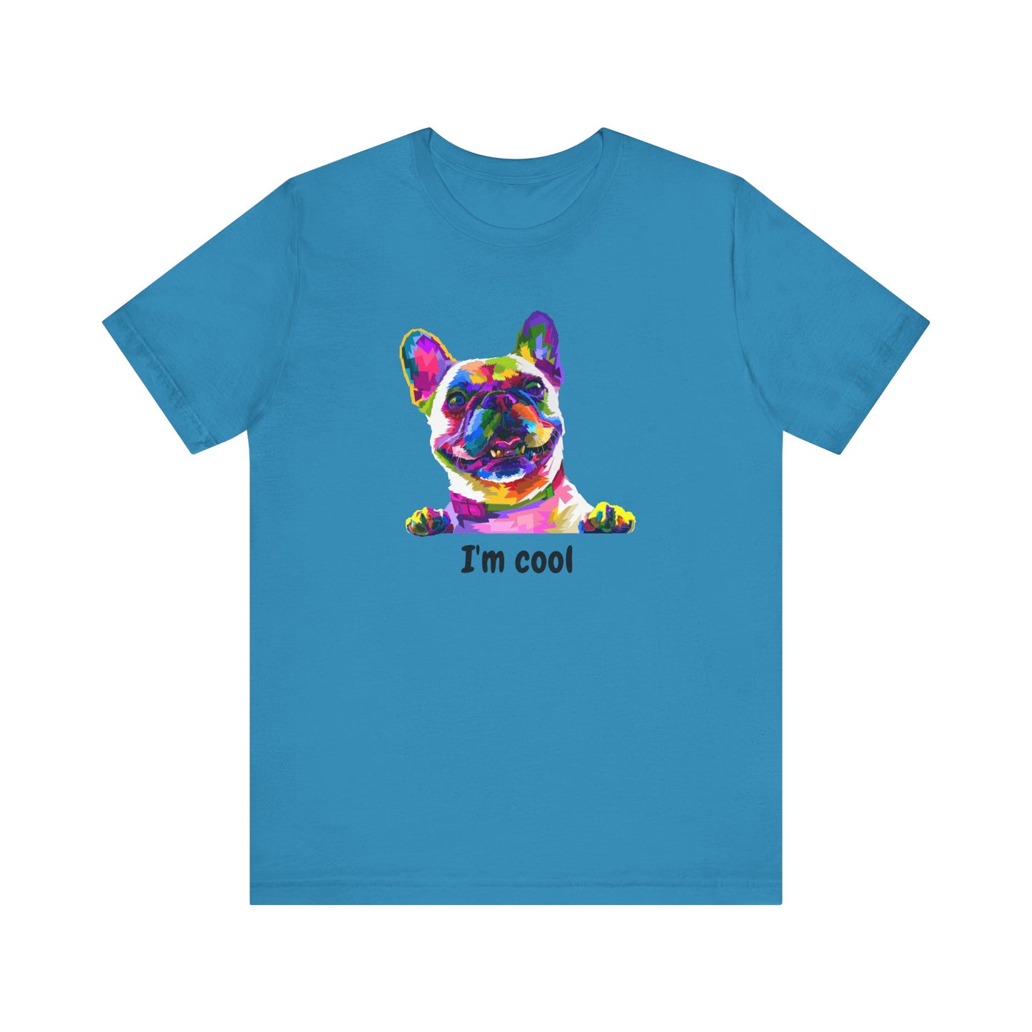 I'm Cool English Bulldog, Jersey Short Sleeve Tee