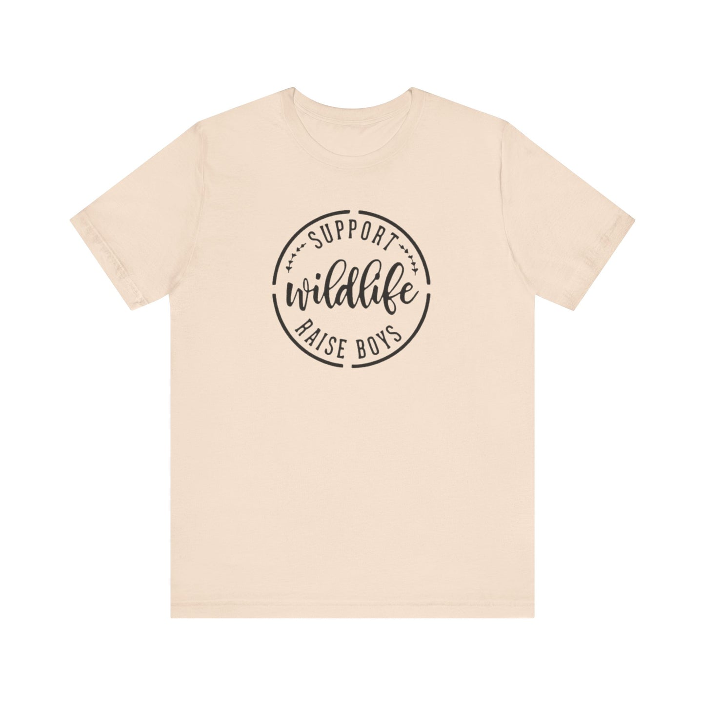 Support Wildlife Raise Boys  Jersey Short Sleeve Tee
