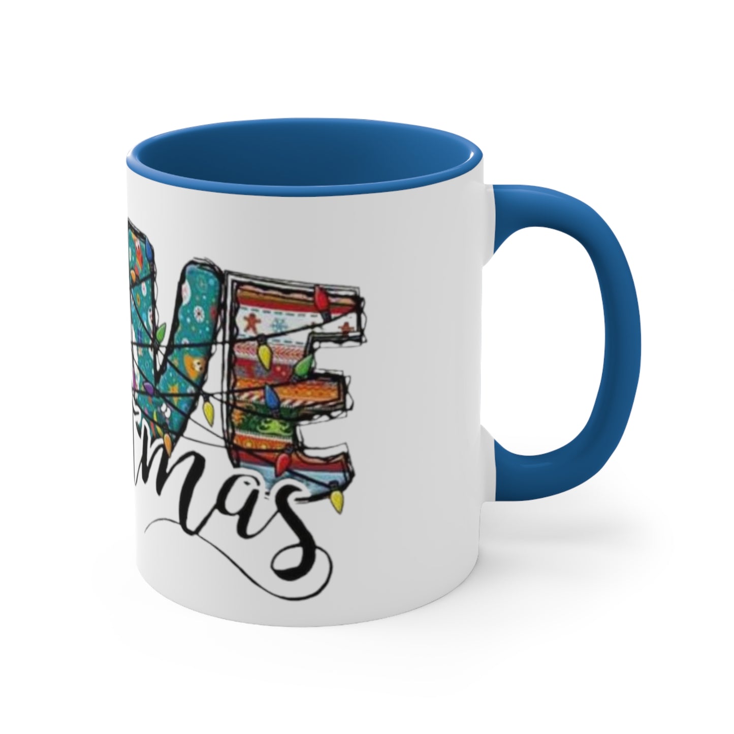Live Christmas, Accent Coffee Mug, 11oz