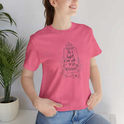 Be The Light For All To See, Jersey Short Sleeve Tee