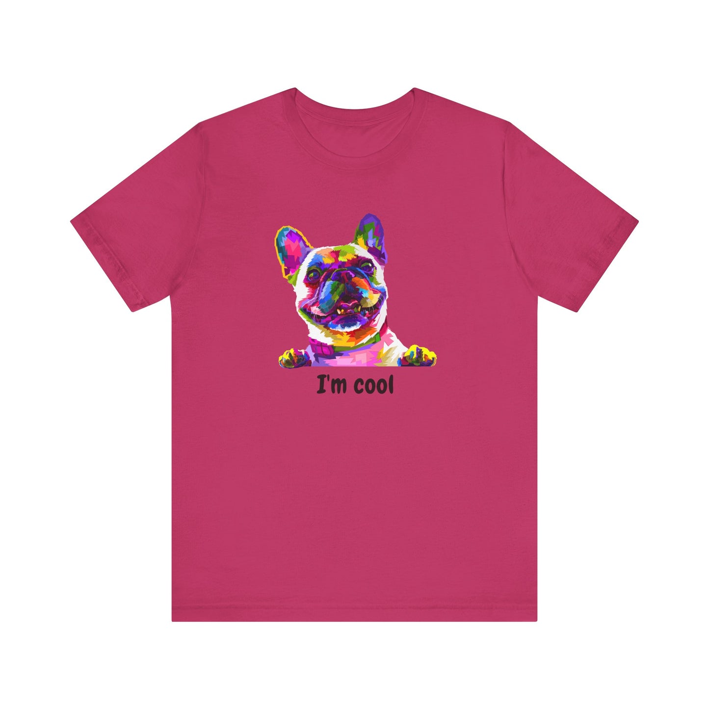 I'm Cool English Bulldog, Jersey Short Sleeve Tee