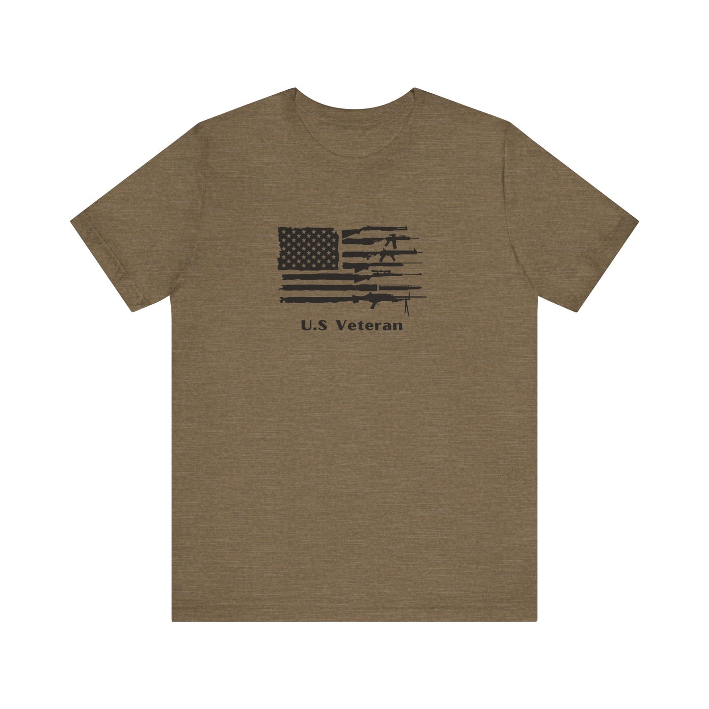 US Veteran Flag Shirt, Jersey Short Sleeve Tee