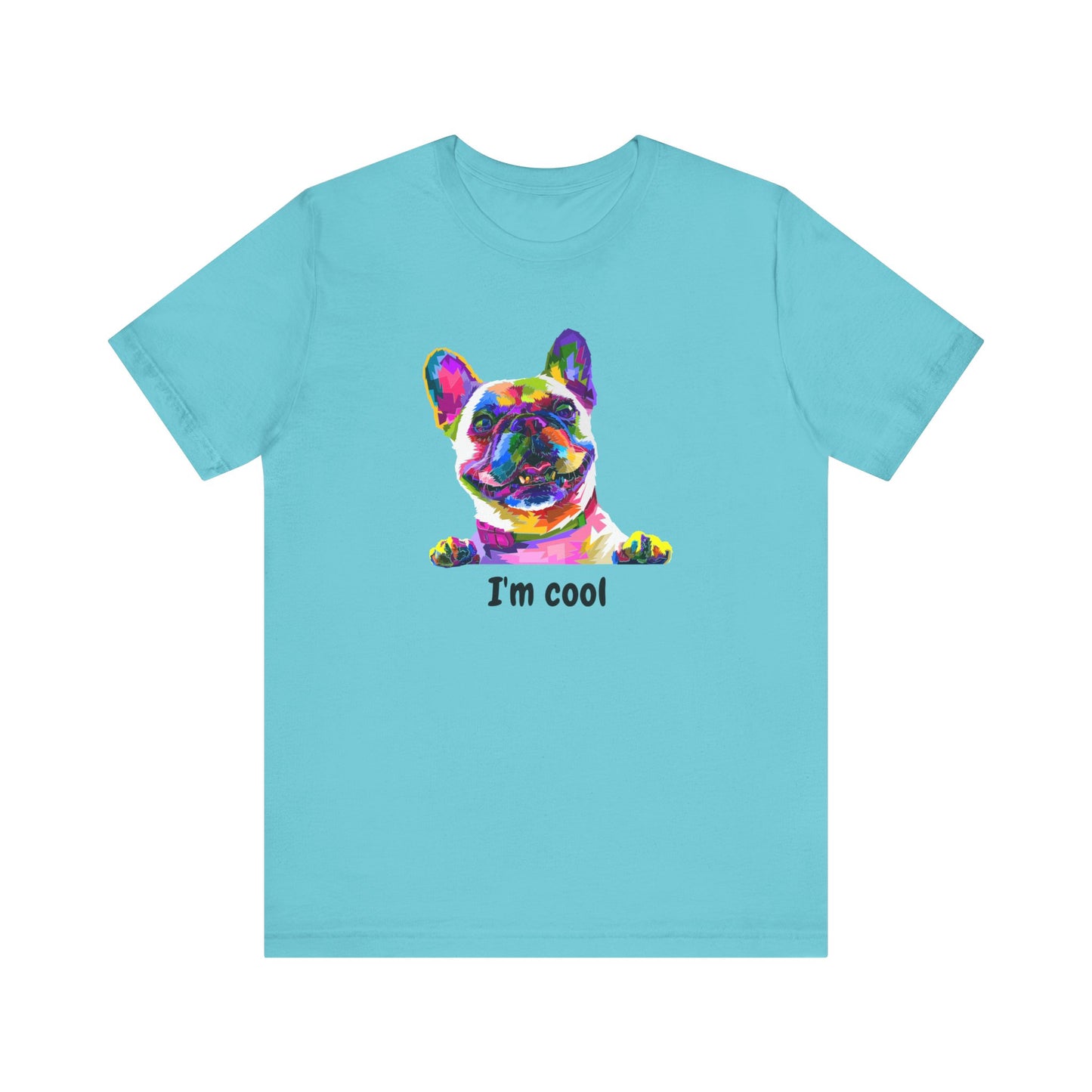 I'm Cool English Bulldog, Jersey Short Sleeve Tee
