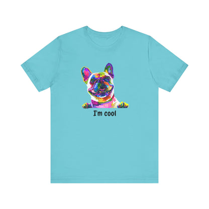 I'm Cool English Bulldog, Jersey Short Sleeve Tee