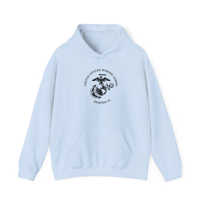 United States Marine Corps, Semper Fi Hoodie, Heavy Blend™ Hooded Sweatshirt