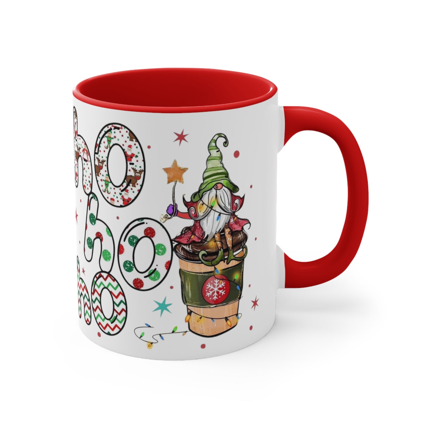 Ho, Ho, Ho, Accent Coffee Mug, 11oz
