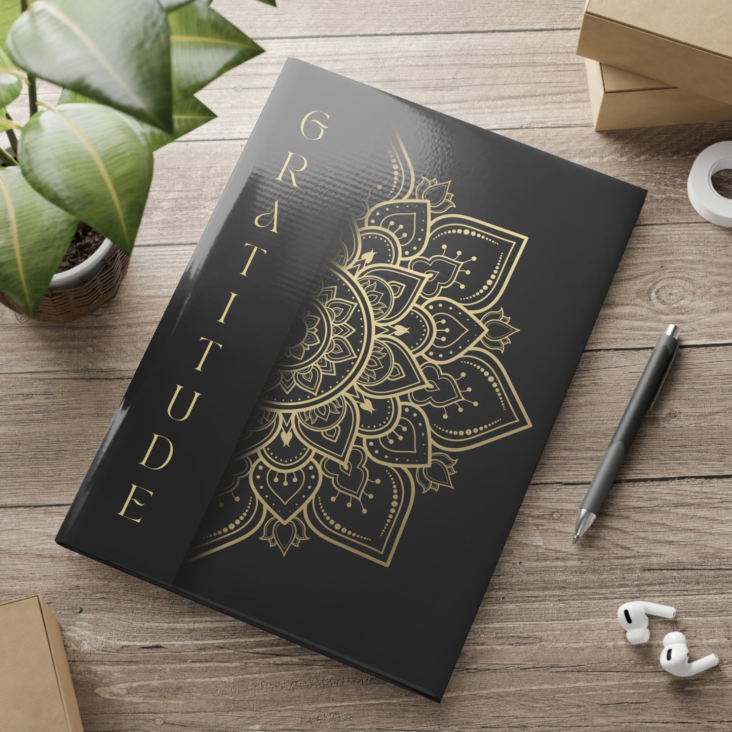 Gratitude Journal, Hardcover Notebook with Puffy Covers 8.5" x 11"