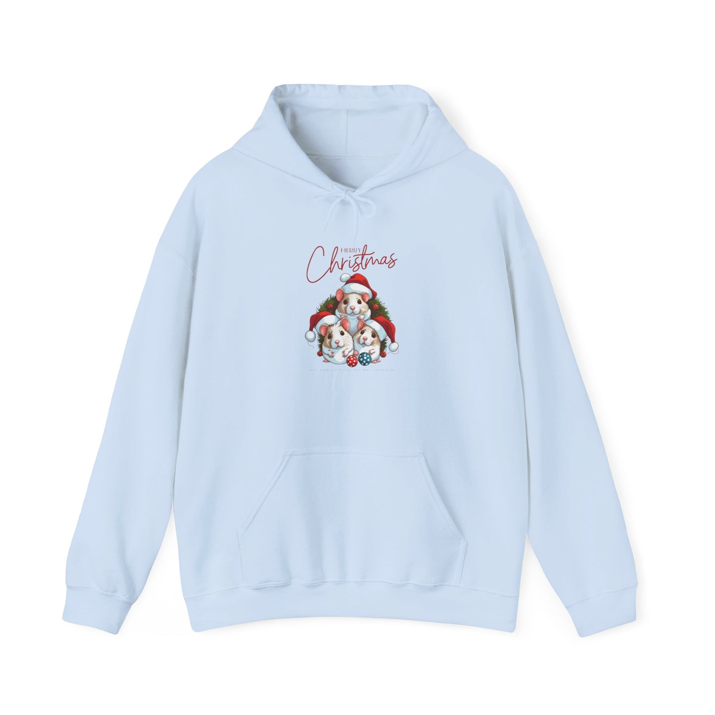 Merry Christmas Mice Hoodie, Heavy Blend™ Hooded Sweatshirt