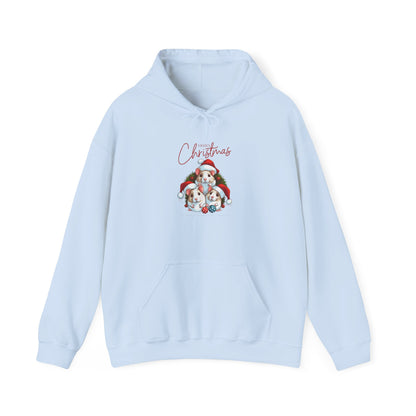 Merry Christmas Mice Hoodie, Heavy Blend™ Hooded Sweatshirt