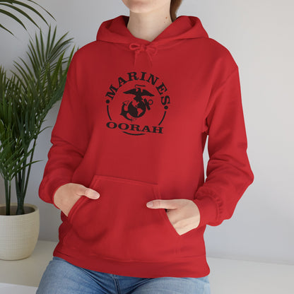 Marines Oorah Hoodie,  Heavy Blend™ Hooded Sweatshirt