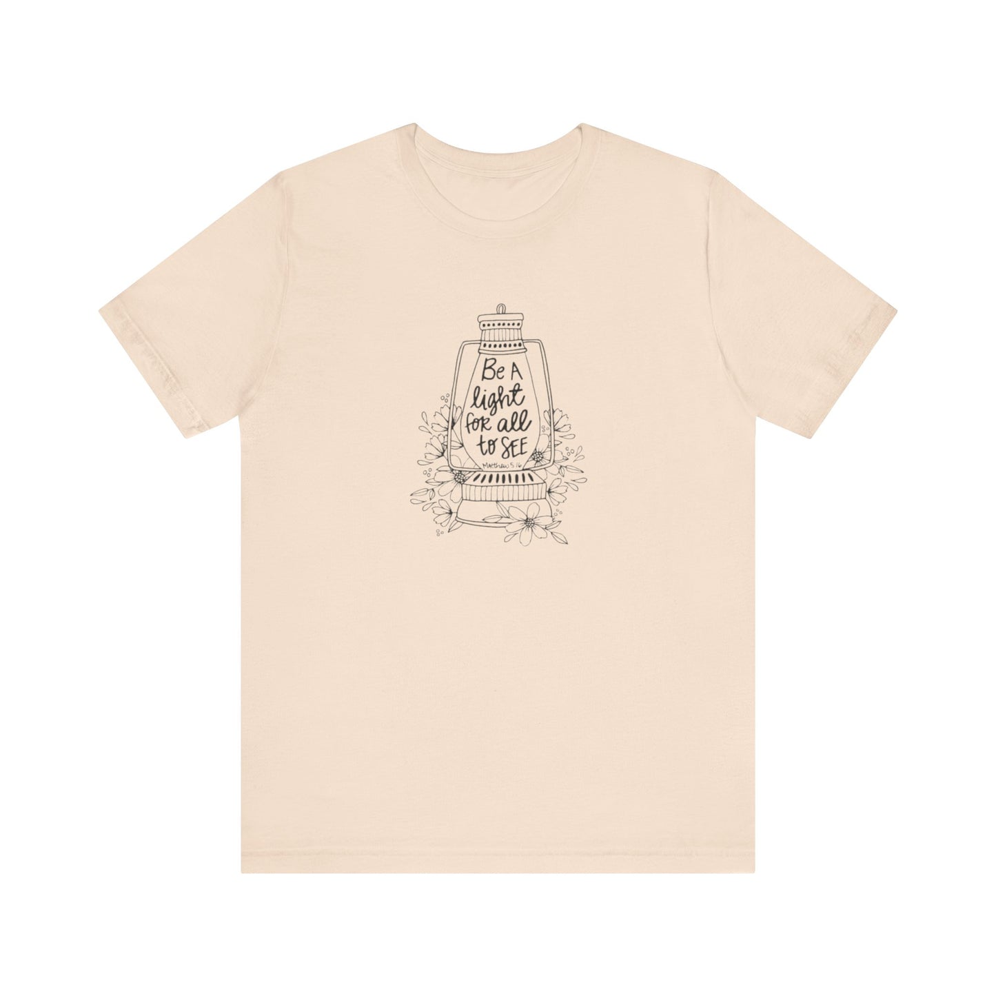 Be The Light For All To See, Jersey Short Sleeve Tee