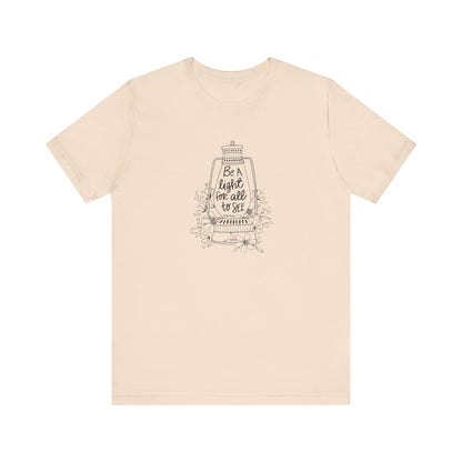 Be The Light For All To See, Jersey Short Sleeve Tee