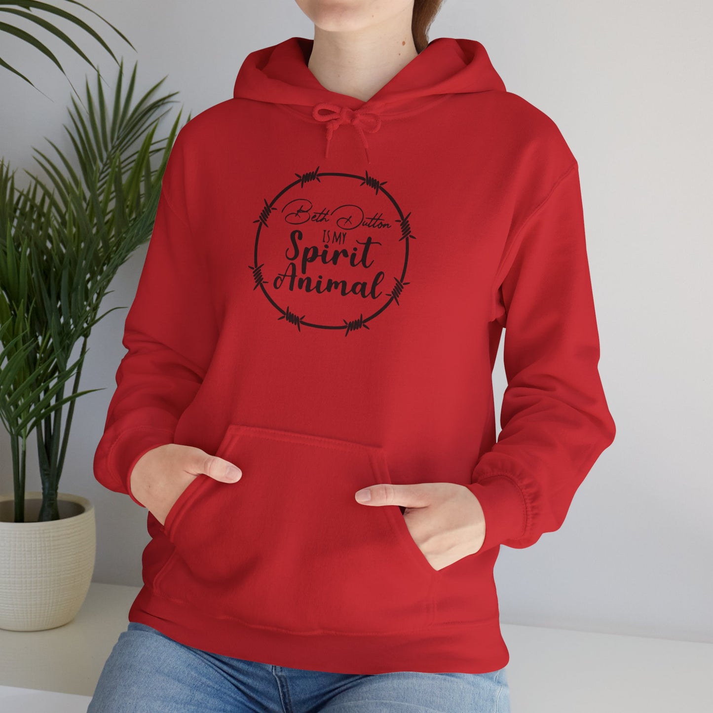 Beth Dutton Is My Spirit Animal Hoodie, Heavy Blend™ Hooded Sweatshirt