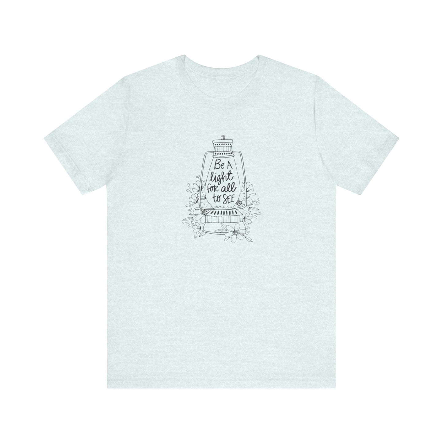 Be The Light For All To See, Jersey Short Sleeve Tee