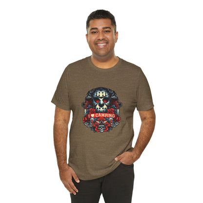 I Love Camping, Halloween T-Shirt, Jersey Short Sleeve Tee