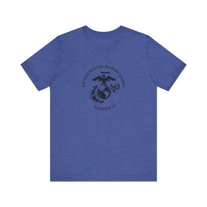 United States Marine Corps, Semper Fi, Jersey Short Sleeve Tee