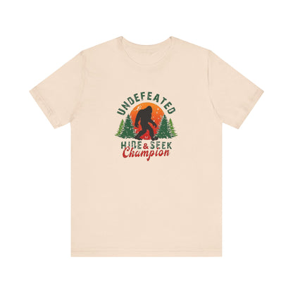 Undefeated Hide and Seek Champion, Short Sleeve Tee