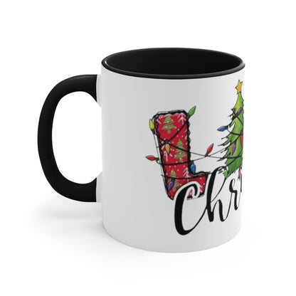 Live Christmas, Accent Coffee Mug, 11oz
