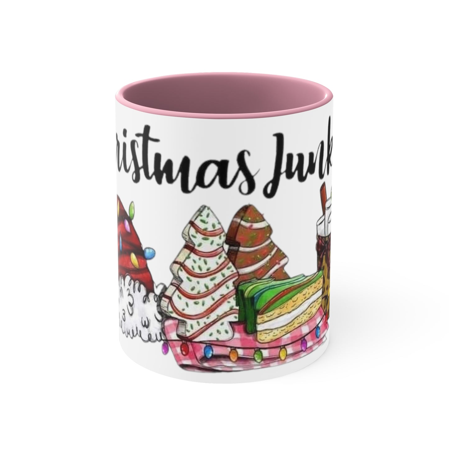 Christmas Junkie, Accent Coffee Mug, 11oz
