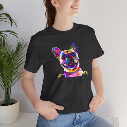 I'm Cool English Bulldog, Jersey Short Sleeve Tee