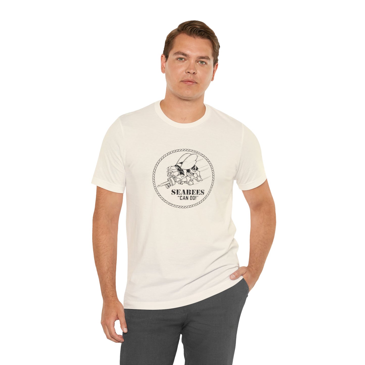 SEABEES Can Do, Jersey Short Sleeve Tee