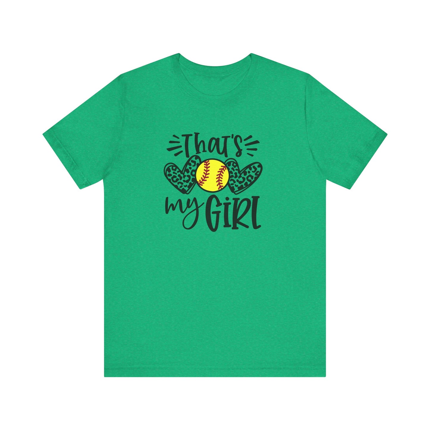 That's My Girl SoftBall Jersey Short Sleeve Tee