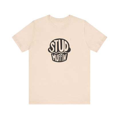 Stud Muffin, Unisex Jersey Short Sleeve Tee