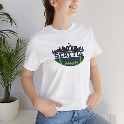 Seattle Skyline football, Jersey Short Sleeve Tee