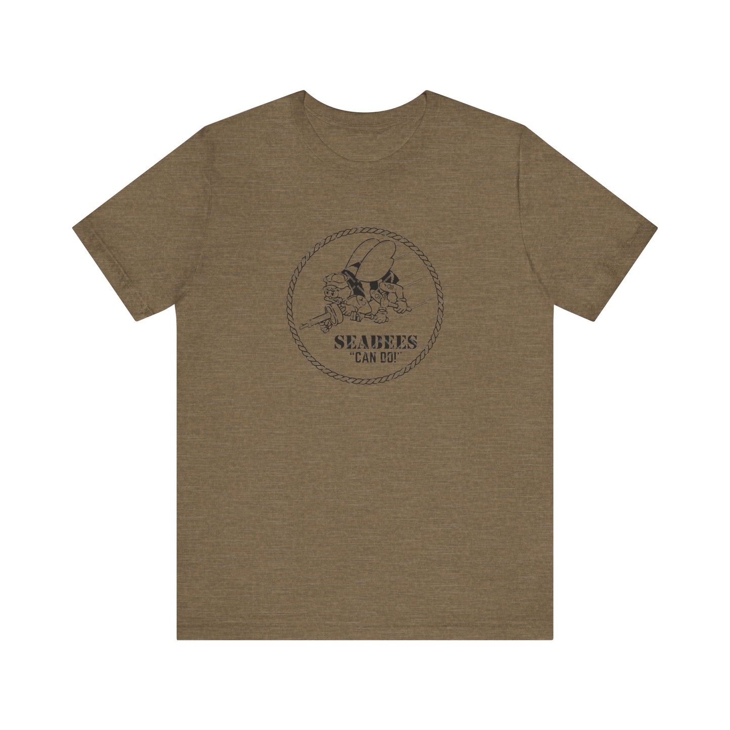SEABEES Can Do, Jersey Short Sleeve Tee
