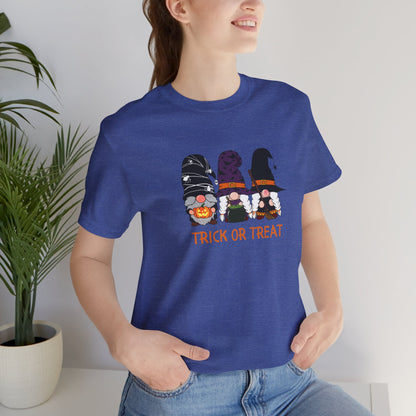 Trick Or Treat Gnomes, Jersey Short Sleeve Tee