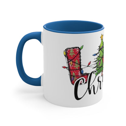 Live Christmas, Accent Coffee Mug, 11oz